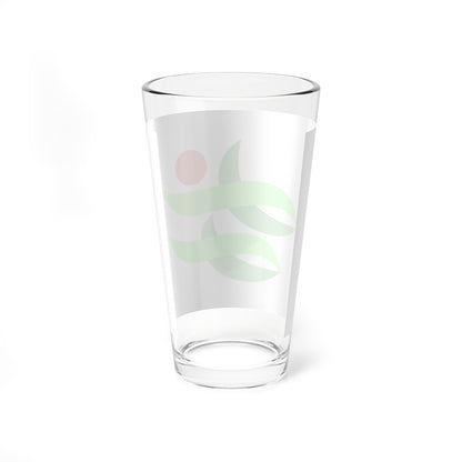 Flag of Nantan Kyoto (Japan) Pint Glass 16oz