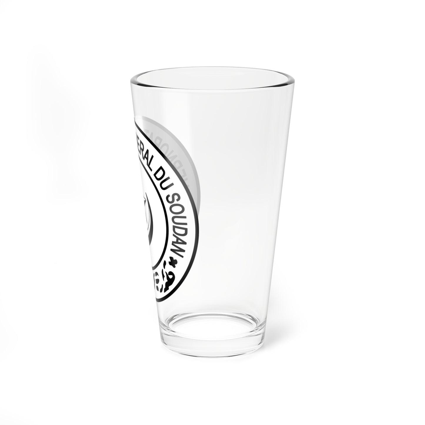 Seal of Turkish Sudan (Sudan) (Coat of Arms) Pint Glass 16oz