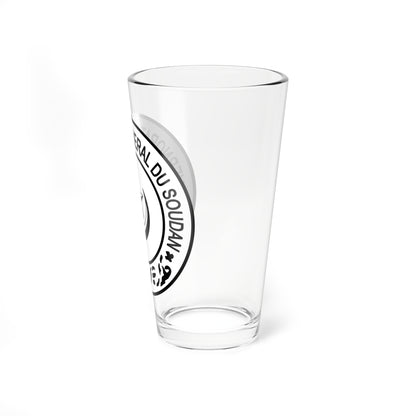 Seal of Turkish Sudan (Egypt) (Coat of Arms) Pint Glass 16oz