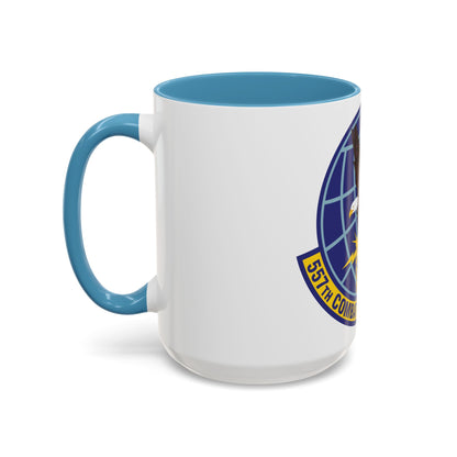 557th Combat Sustainment Squadron (U.S. Air Force) Accent Coffee Mug