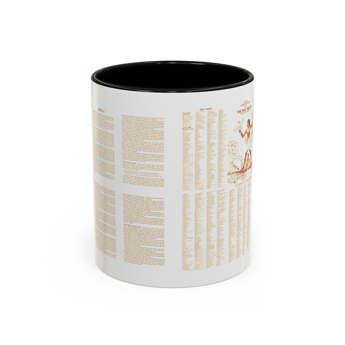 Egypt - Your Introduction to Ancient (1965) (Map) Accent Coffee Mug