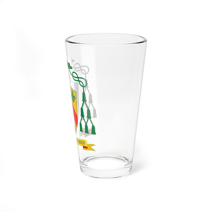 Escudo de Devair Araújo da Fonseca (Spain) (Coat of Arms) Pint Glass 16oz