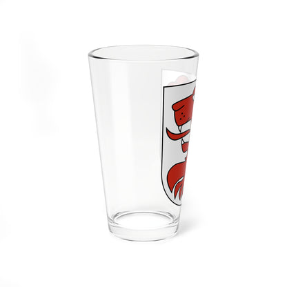 Wäldi-blazon (Switzerland) (Coat of Arms) Pint Glass 16oz