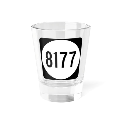 PR tertiary 8177 (Puerto Rico) (Road Sign) Shot Glass 1.5oz
