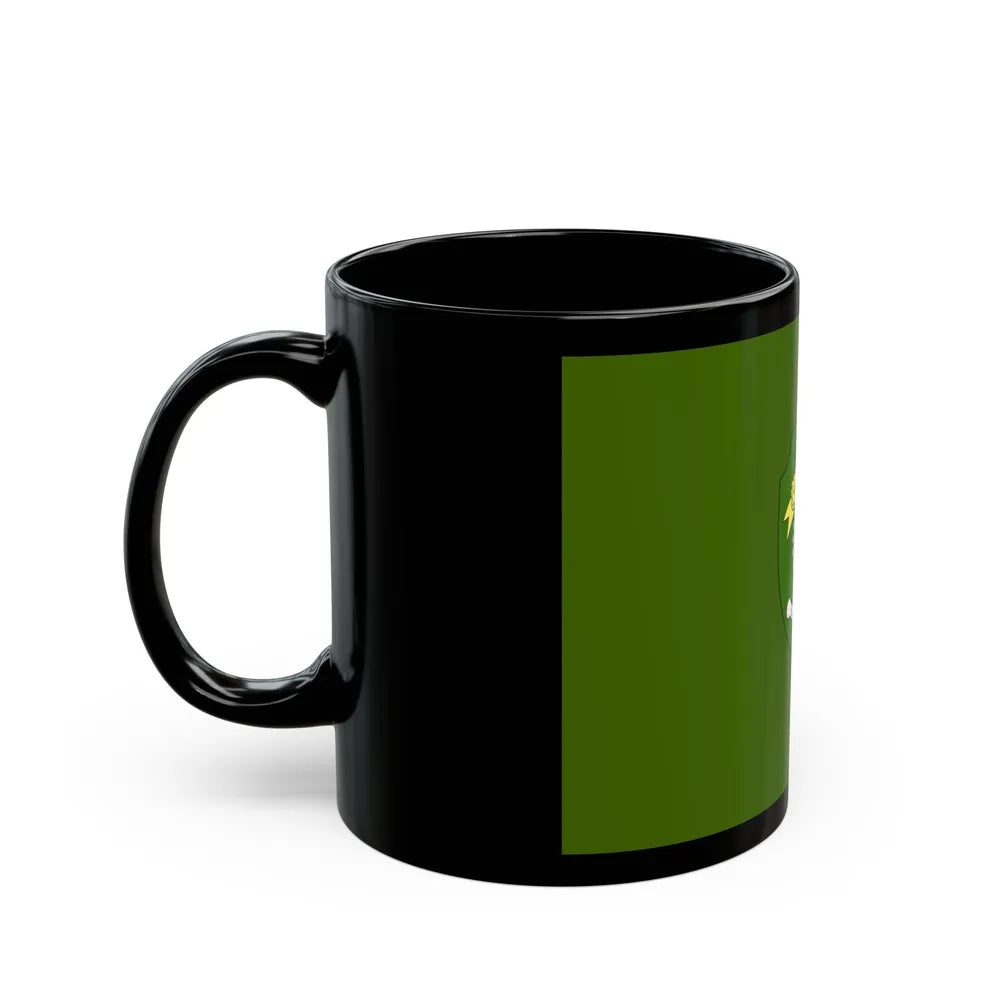 Flag of East Kalimantan Indonesia - Black Coffee Mug-Go Mug Yourself