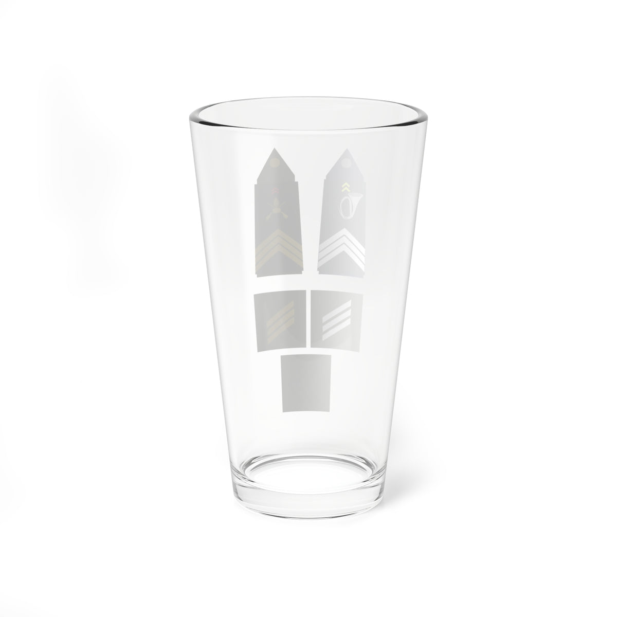 Army FRA OR 06 alt (Military Rank) Pint Glass 16oz
