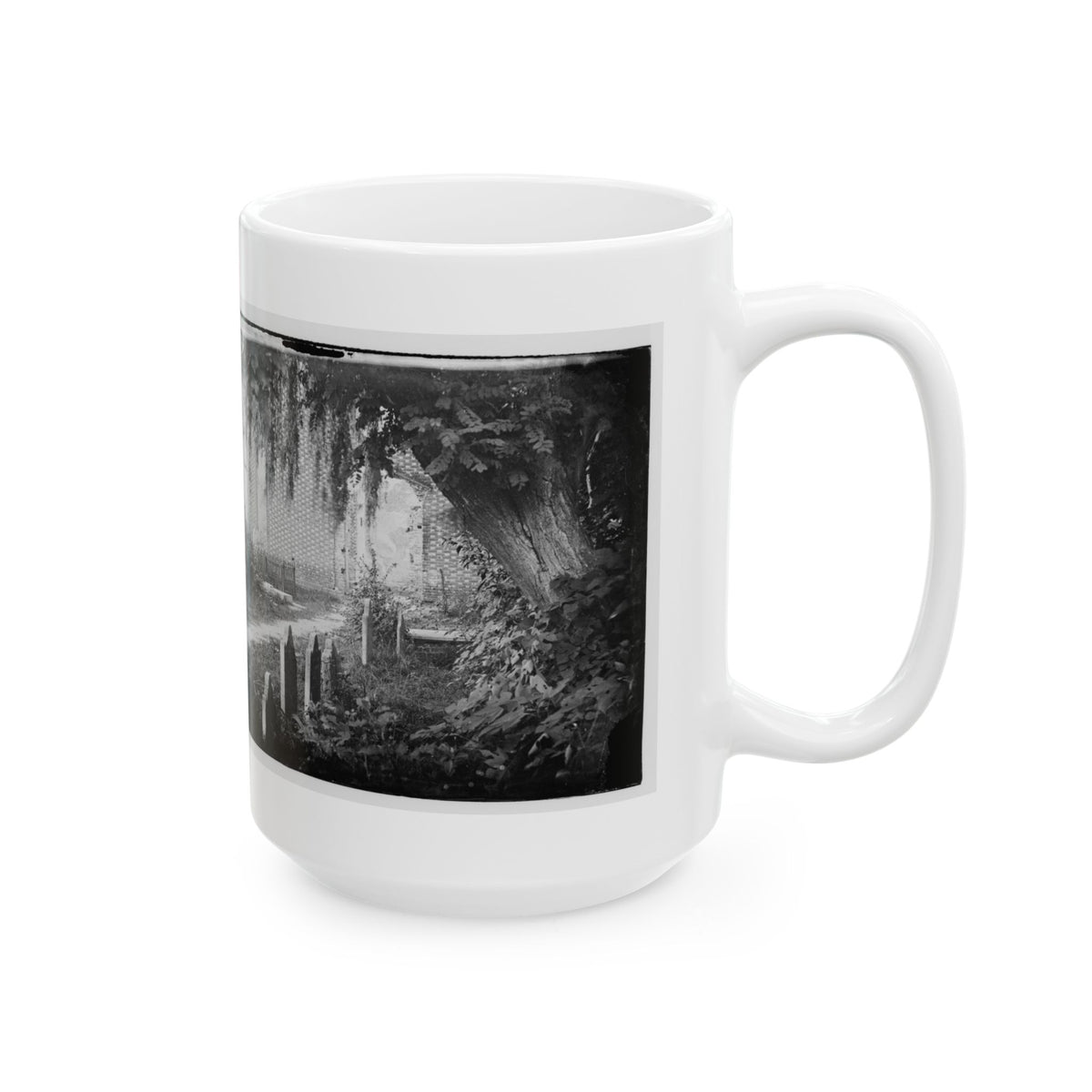 Churchyard With Graves (U.S. Civil War) White Coffee Mug