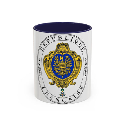 Coat of arms of the French Republic (1905) - Accent Coffee Mug