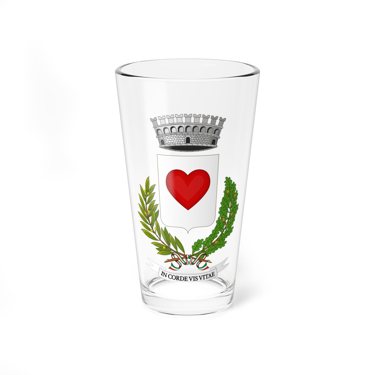Corigliano dOtranto-Stemma (Italy) (Coat of Arms) Pint Glass 16oz