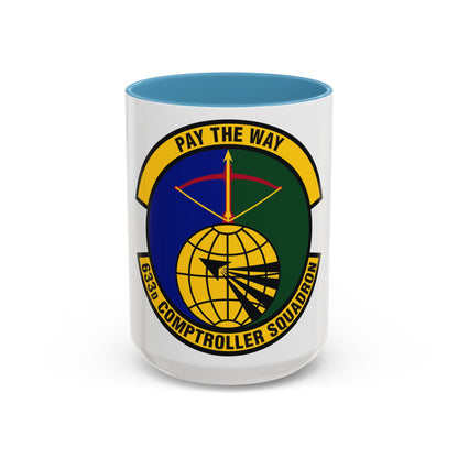 633d Comptroller Squadron (U.S. Air Force) Accent Coffee Mug