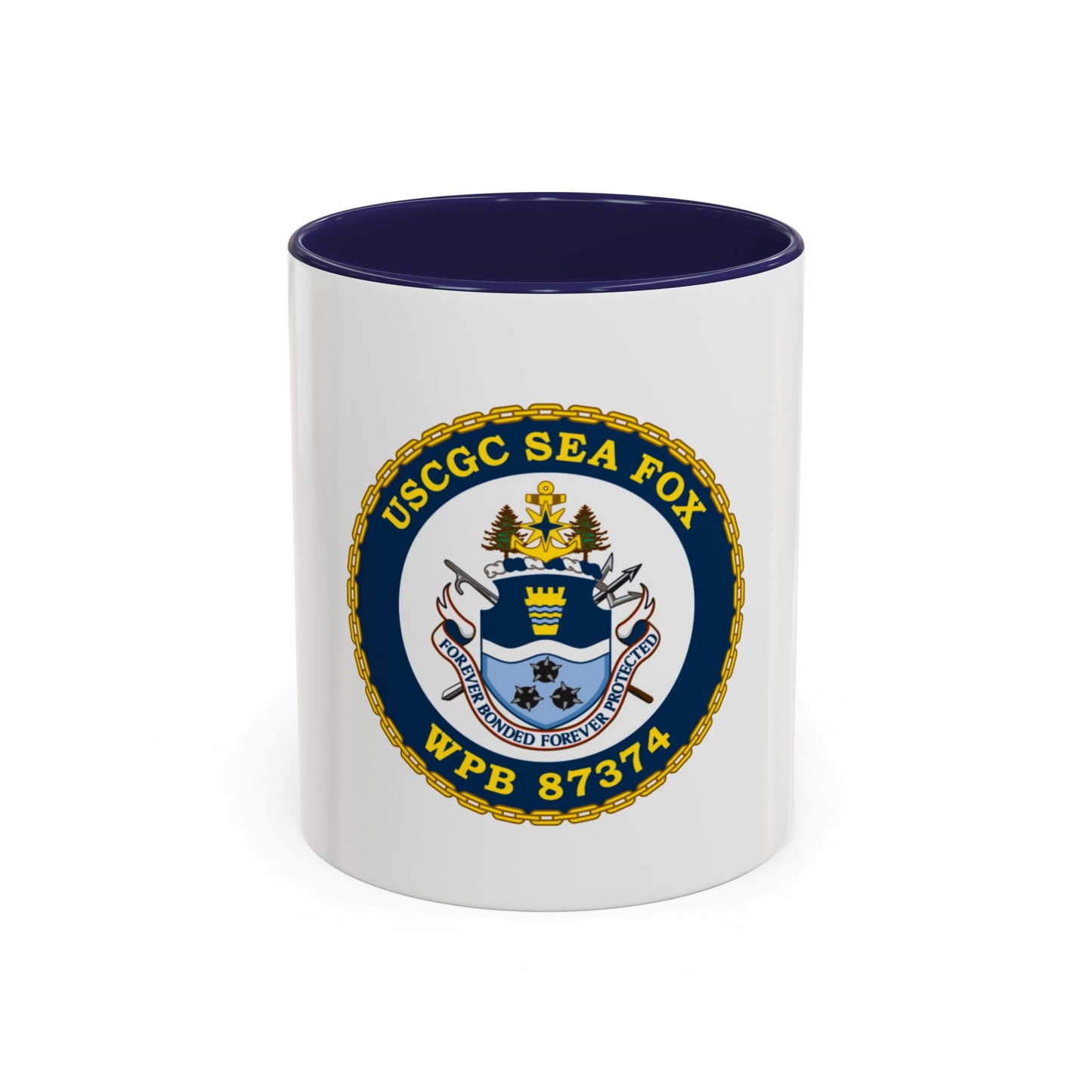USCGC Sea Fox WPB 87374 2 (U.S. Coast Guard) Accent Coffee Mug
