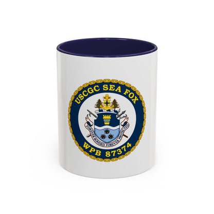 USCGC Sea Fox WPB 87374 2 (U.S. Coast Guard) Accent Coffee Mug