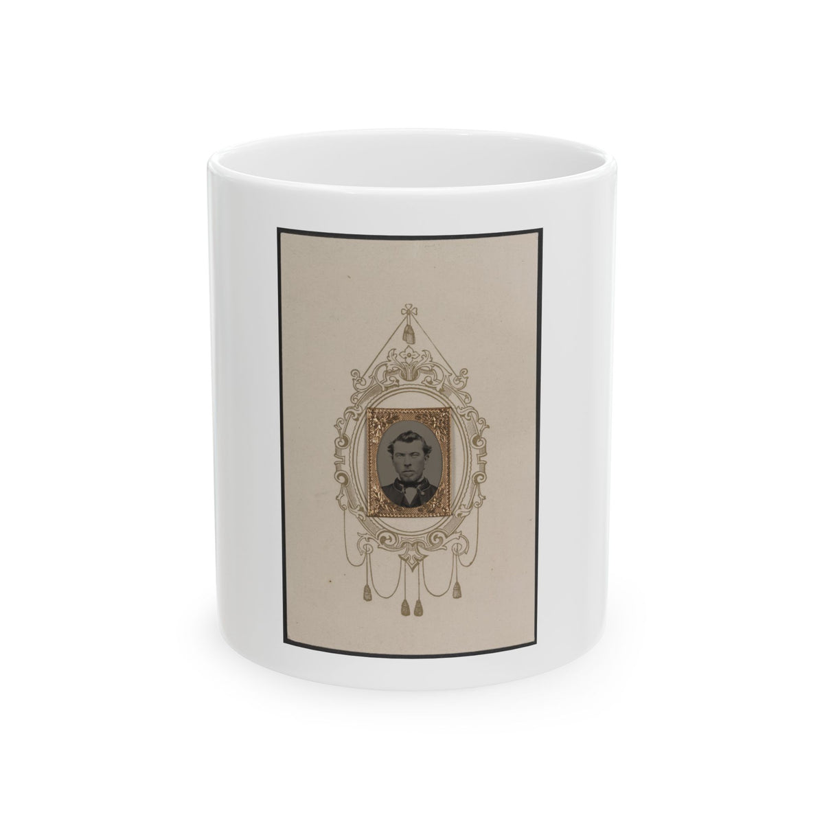 Unidentified Man 004 (U.S. Civil War) White Coffee Mug