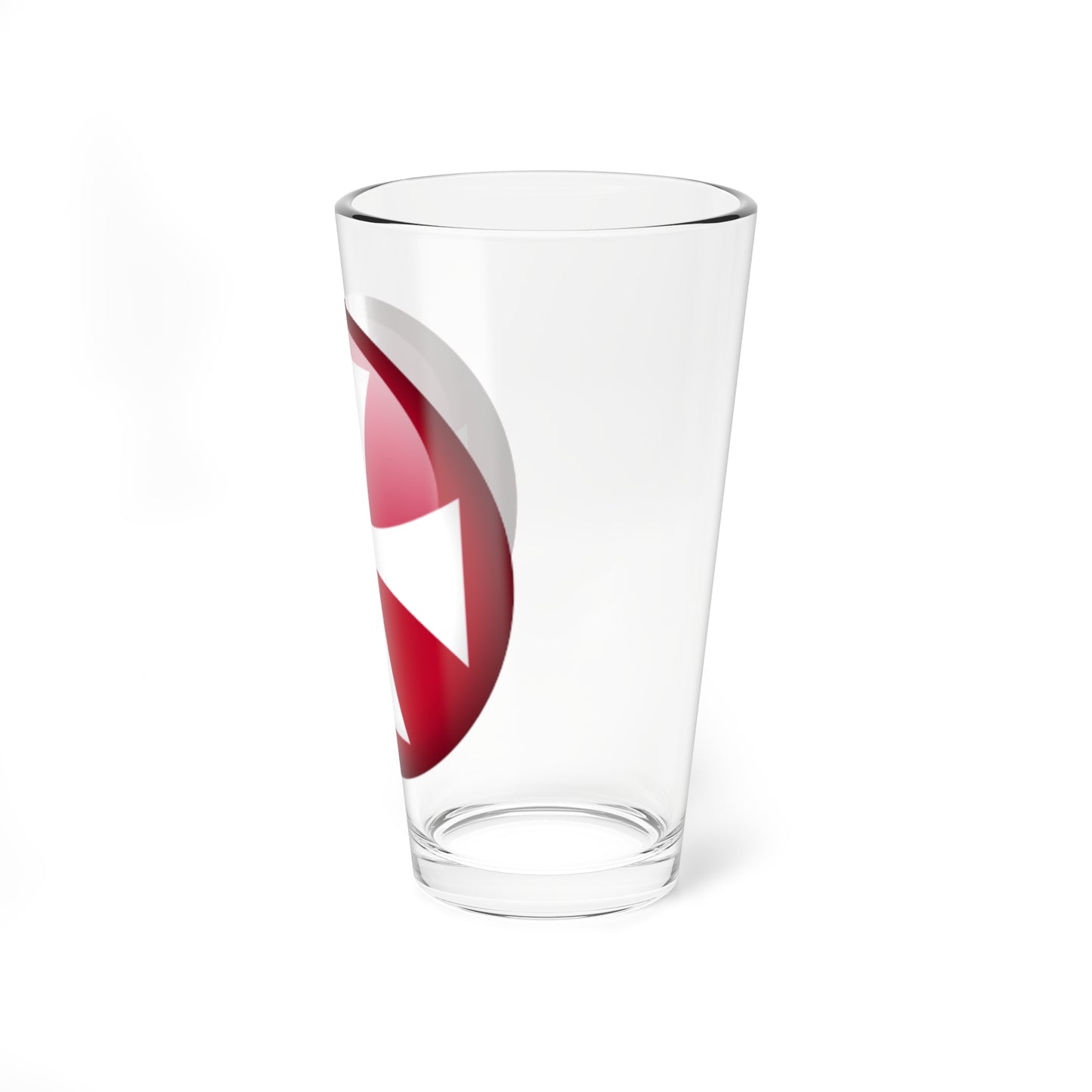Flag orb Wallis and Futuna (France) Pint Glass 16oz