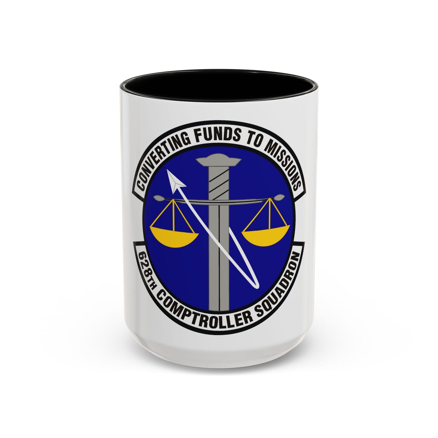 628th Comptroller Squadron (U.S. Air Force) Accent Coffee Mug