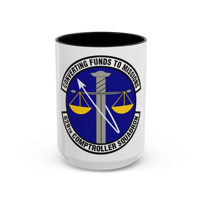 628th Comptroller Squadron (U.S. Air Force) Accent Coffee Mug