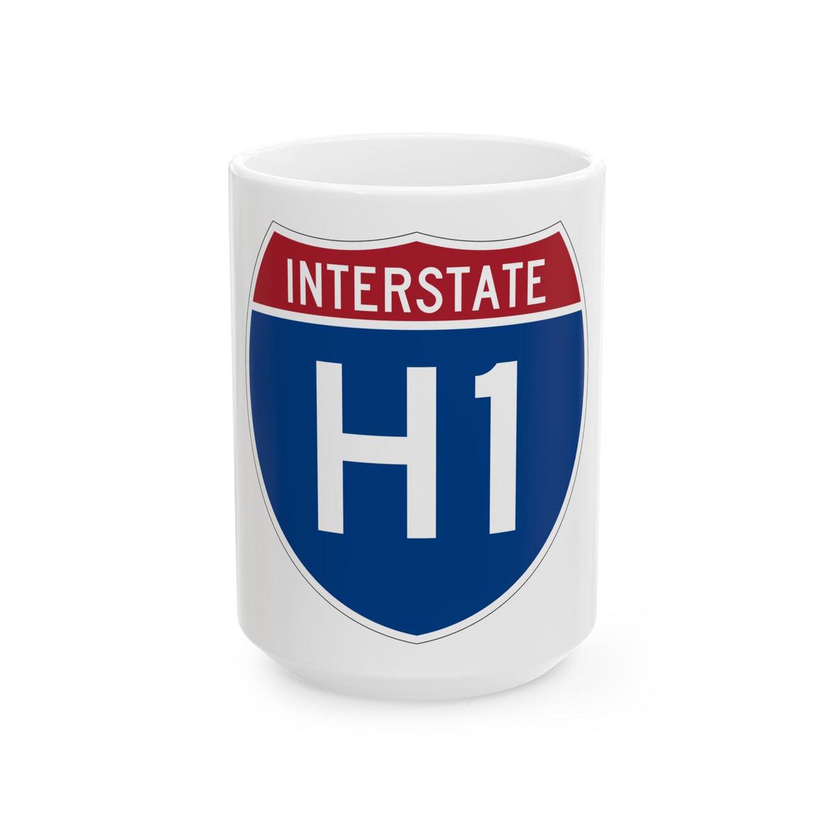 Interstate H1 (U.S. Highways) White Coffee Mug