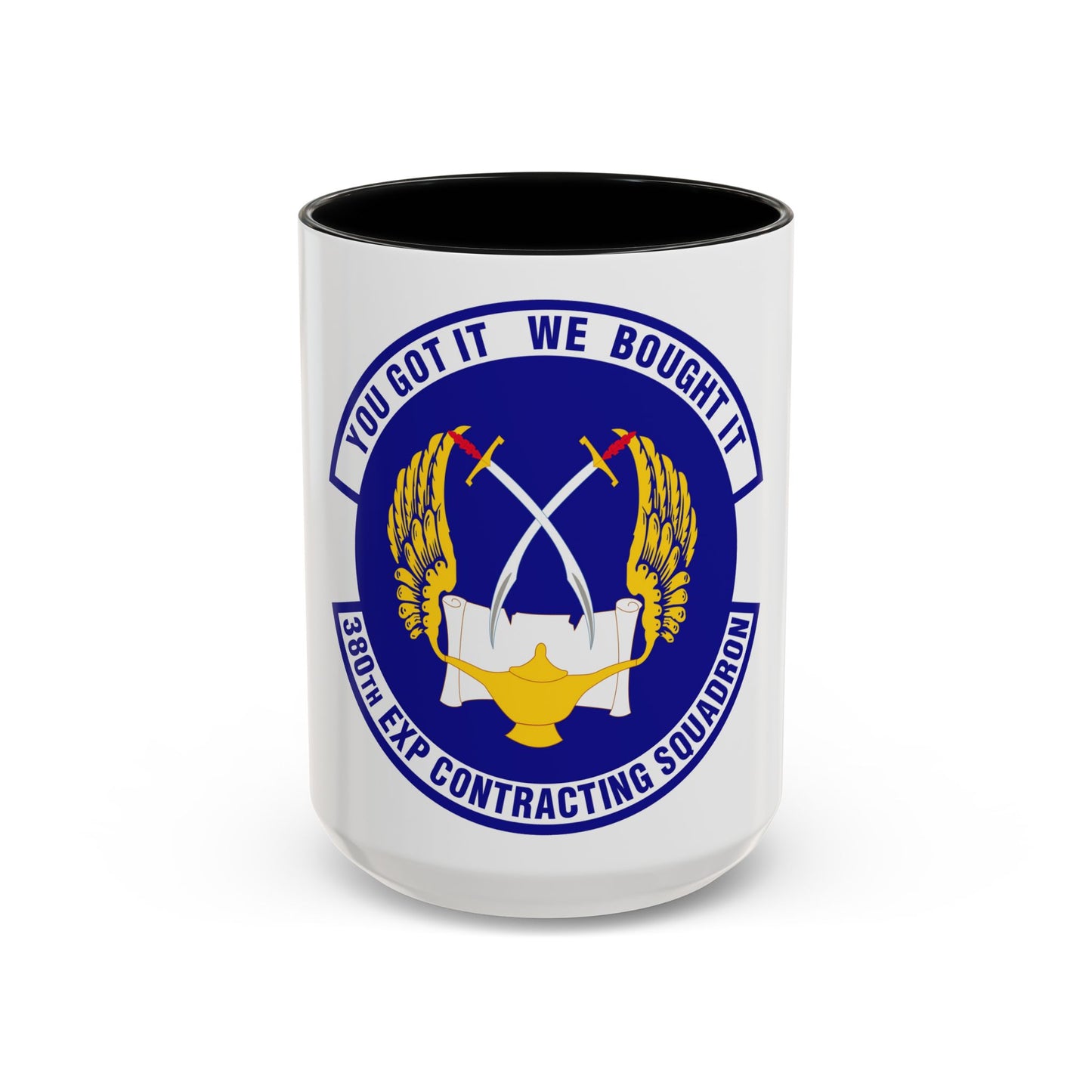 380th Expeditionary Contracting Squadron (U.S. Air Force) Accent Coffee Mug