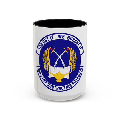 380th Expeditionary Contracting Squadron (U.S. Air Force) Accent Coffee Mug