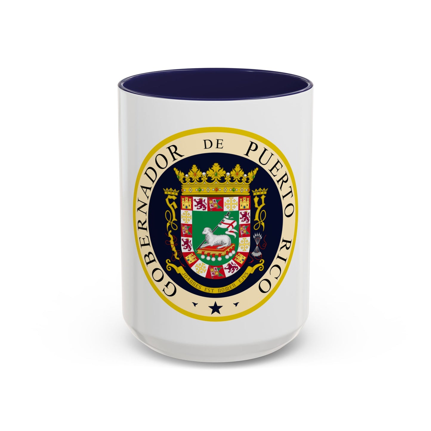 Seal of the Governor of Puerto Rico - Accent Coffee Mug