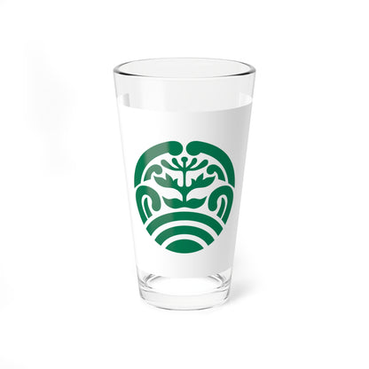 Flag of Ama Shimane (Japan) Pint Glass 16oz