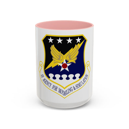 Air Force Agency for Modeling and Simulation (U.S. Air Force) Accent Coffee Mug