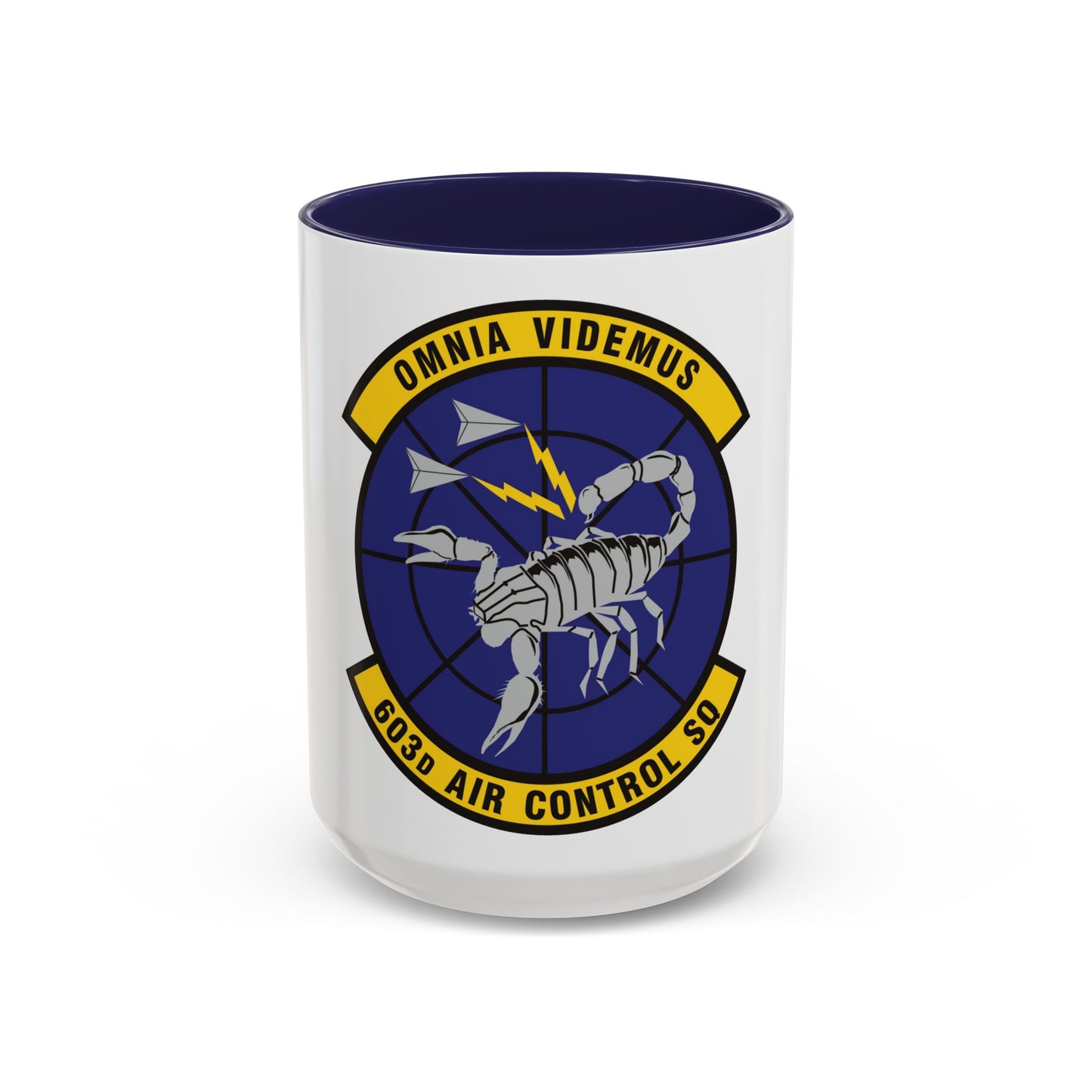 603d Air Control Squadron (U.S. Air Force) Accent Coffee Mug