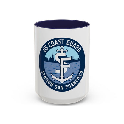 USCG Station San Francisco (U.S. Coast Guard) Accent Coffee Mug