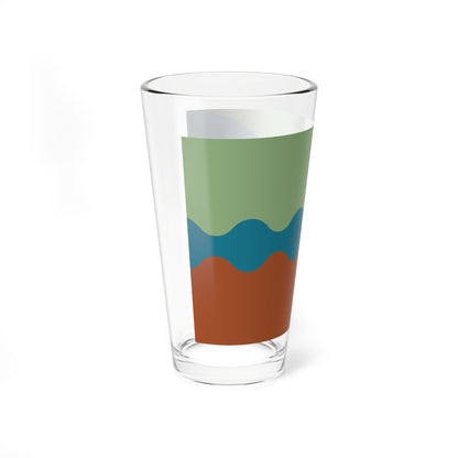 Bandera del Municipio Casacoima (Venezuela) Pint Glass 16oz