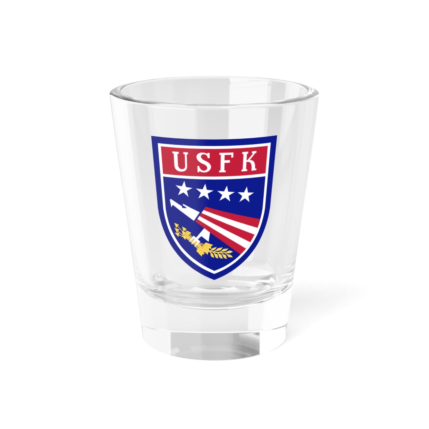 USAE United States Forces Korea (U.S. Army) Shot Glass 1.5oz