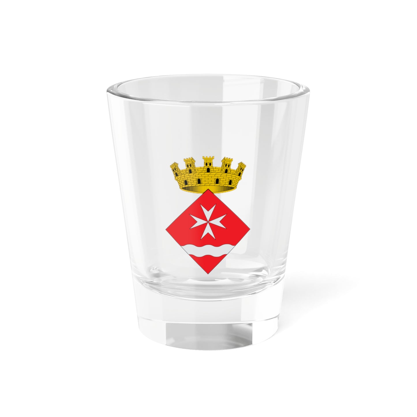 Escudo de Riba-roja dEbre (Spain) (Coat of Arms) Shot Glass 1.5oz
