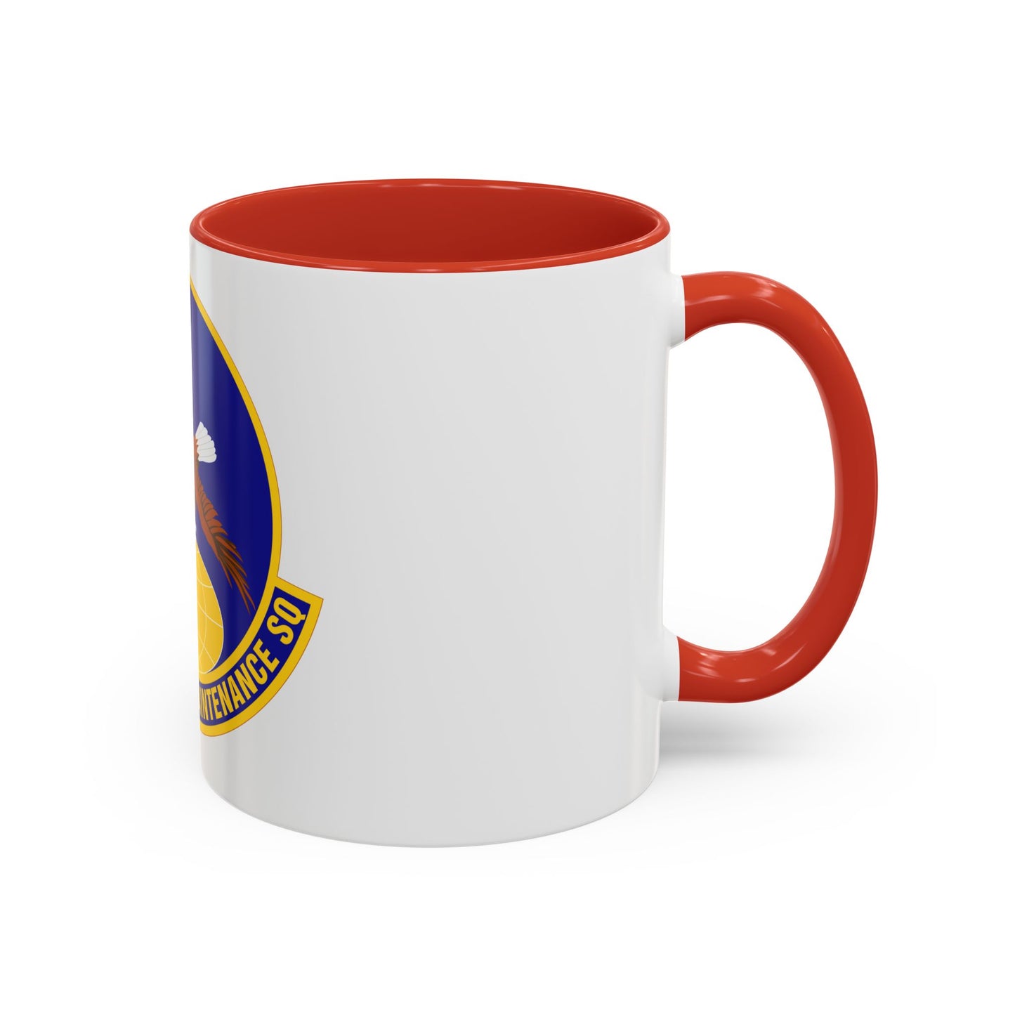 605 Aircraft Maintenance Squadron AMC (U.S. Air Force) Accent Coffee Mug