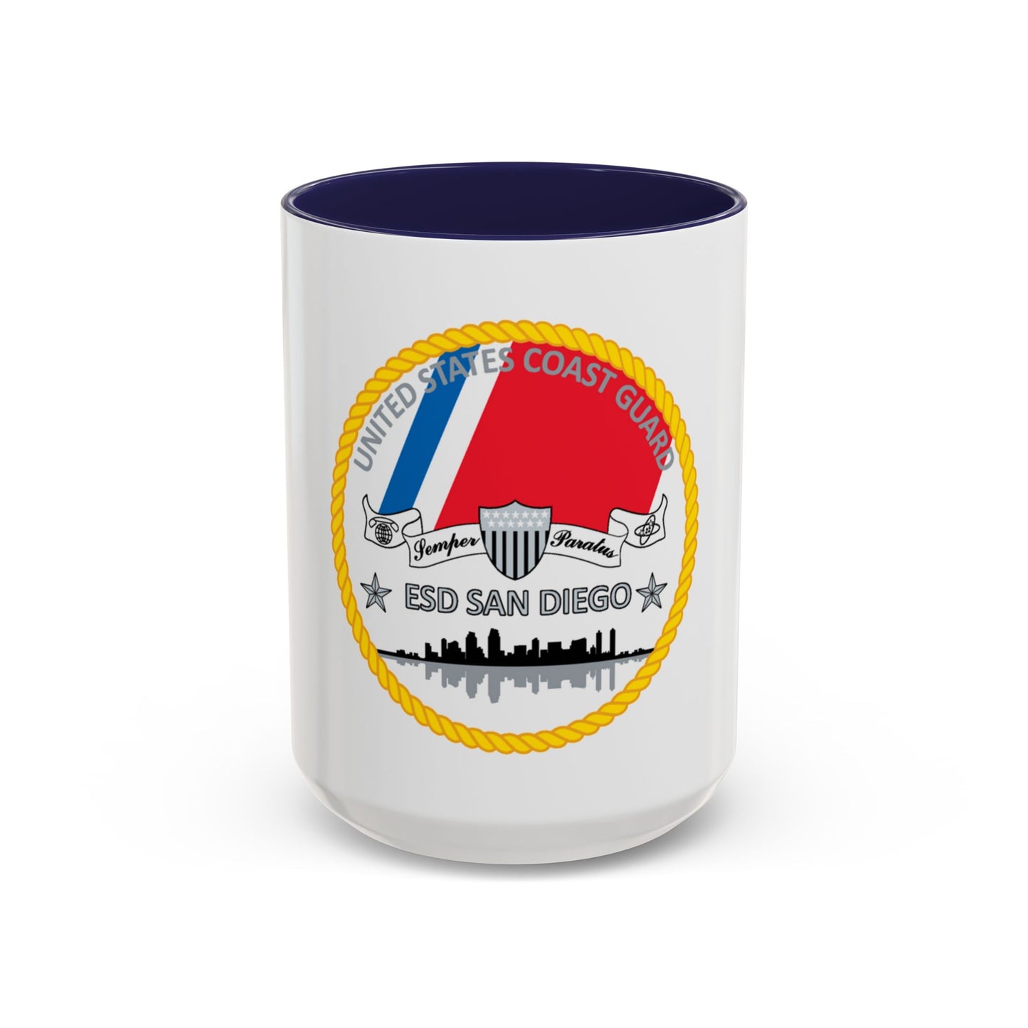 USCG ESD San Diego (U.S. Coast Guard) Accent Coffee Mug