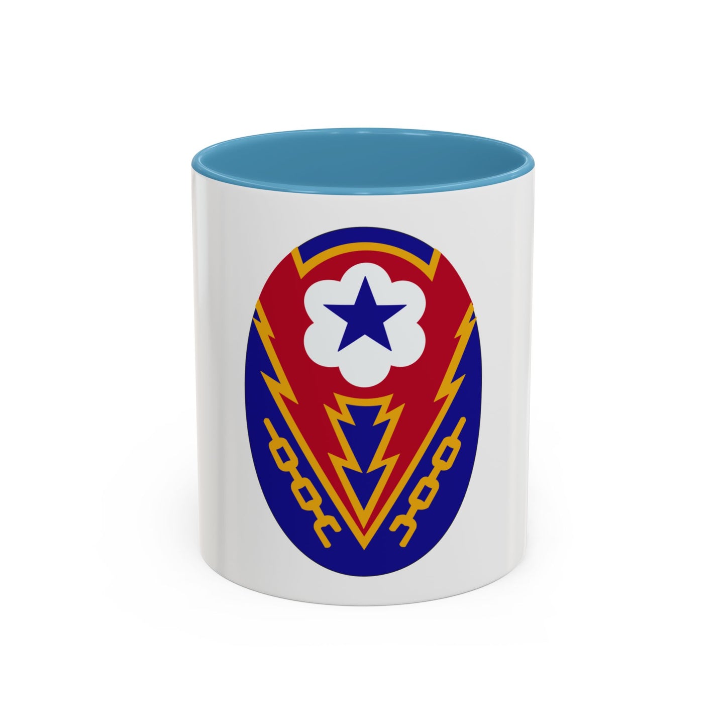 Communications Zone Personnel Europe (U.S. Army) Accent Coffee Mug