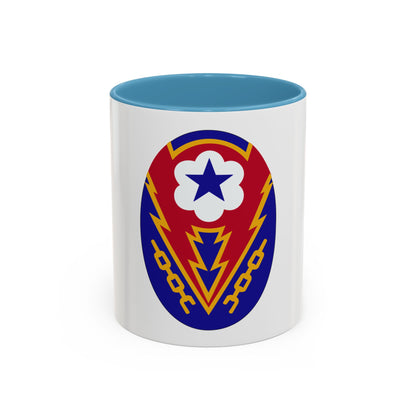 Communications Zone Personnel Europe (U.S. Army) Accent Coffee Mug