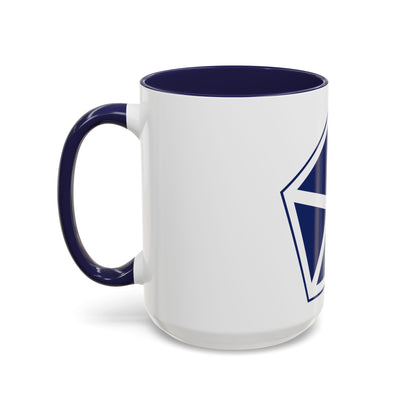 V Corps United States (U.S. Army) Accent Coffee Mug
