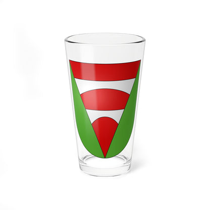 MorbioSuperiore-coat of arms (Switzerland) (Coat of Arms) Pint Glass 16oz
