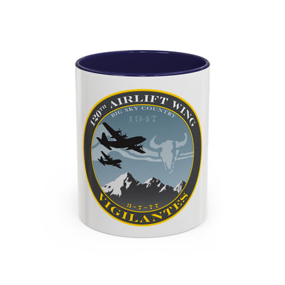 120th Airlift Wing (U.S. Air Force) Accent Coffee Mug