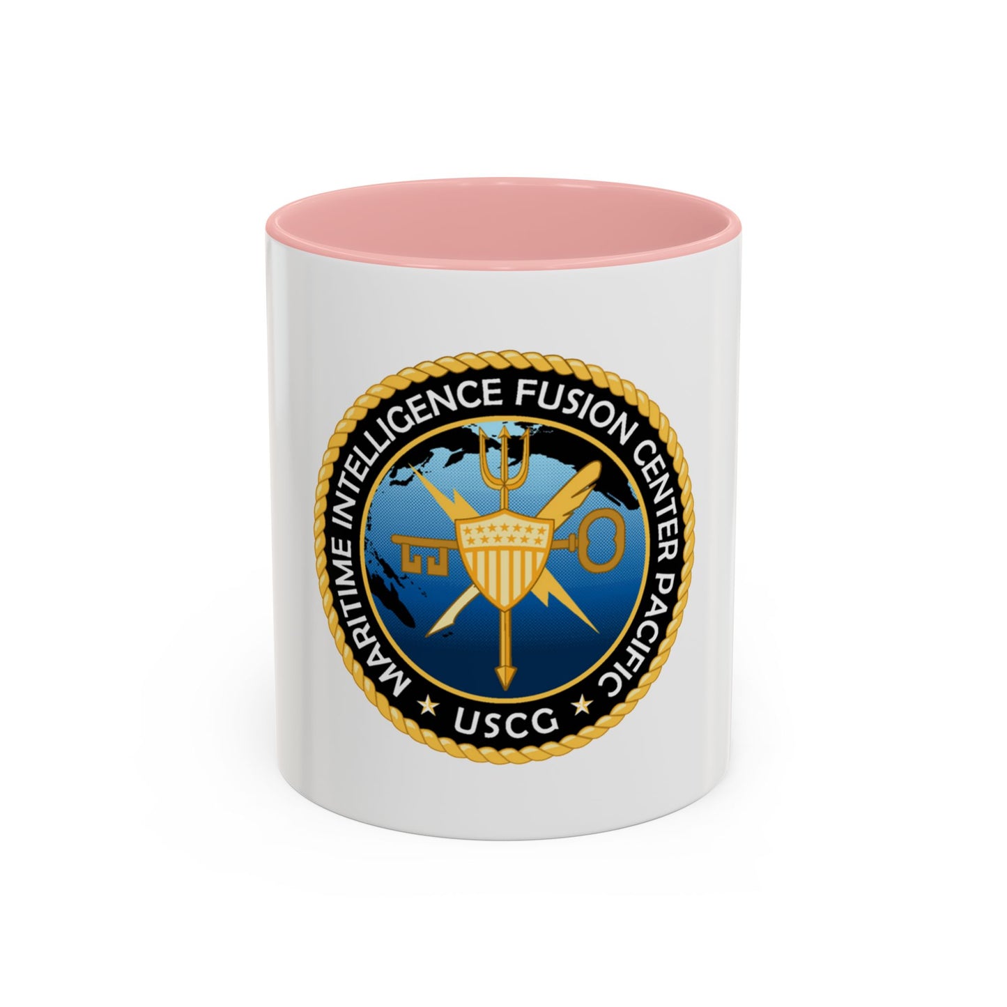 USCG MIFC PAC (U.S. Coast Guard) Accent Coffee Mug