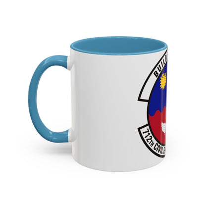 712th Civil Engineer Squadron (U.S. Air Force) Accent Coffee Mug