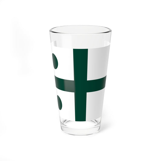 Rank flag of the South African Navy - Rear Admiral 1972-1981 (South Africa) Pint Glass 16oz