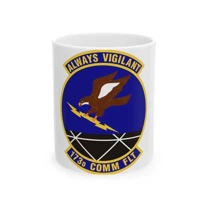 173d Communications Flight (U.S. Air Force) White Coffee Mug-11oz-Go Mug Yourself