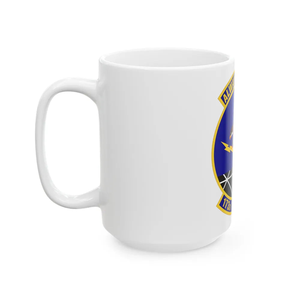 173d Communications Flight (U.S. Air Force) White Coffee Mug-Go Mug Yourself