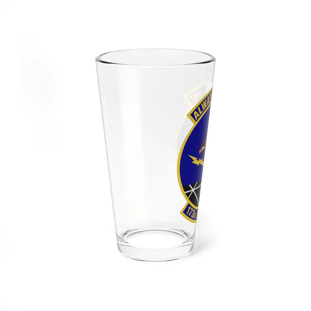 173d Communications Flight (U.S. Air Force) Pint Glass 16oz - Go Mug Yourself