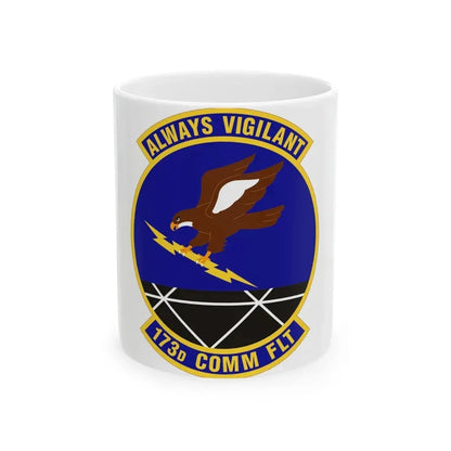 173d Communications Flight (U.S. Air Force) White Coffee Mug 11oz - Go Mug Yourself