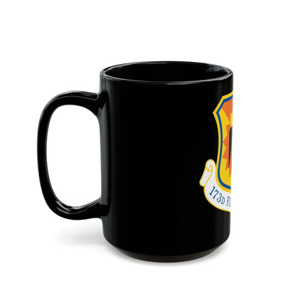 173rd Fighter Wing (U.S. Air Force) Black Coffee Mug-Go Mug Yourself