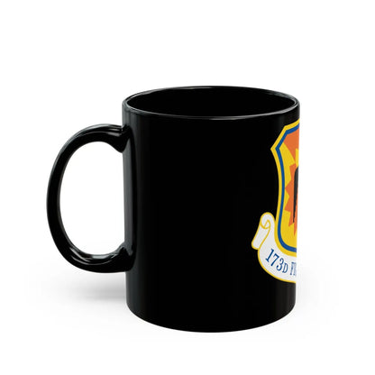 173rd Fighter Wing (U.S. Air Force) Black Coffee Mug-Go Mug Yourself