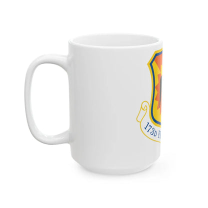 173rd Fighter Wing (U.S. Air Force) White Coffee Mug-Go Mug Yourself