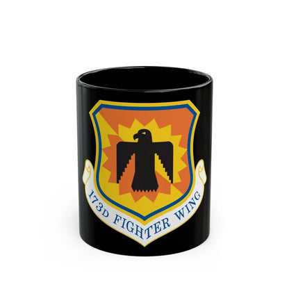 173rd Fighter Wing (U.S. Air Force) Black Coffee Mug 11oz - Go Mug Yourself