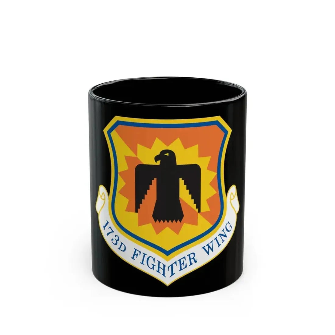 173rd Fighter Wing (U.S. Air Force) Black Coffee Mug 11oz - Go Mug Yourself